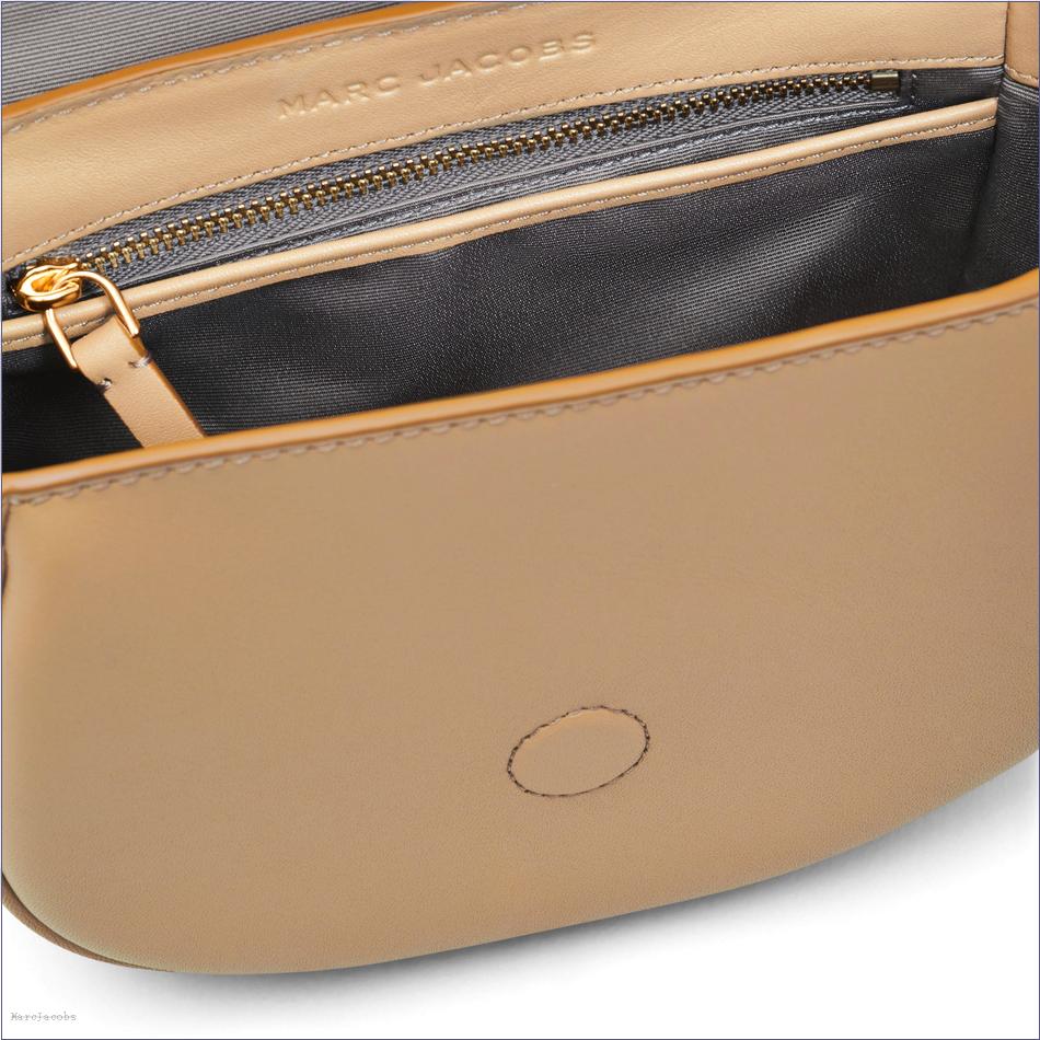  Marc Jacobs CAMEL FEATURED/The J Marc Collection/The Covered J Marc Saddle Bag