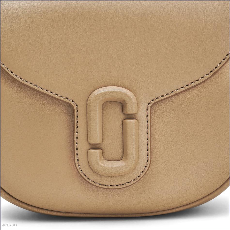  Marc Jacobs CAMEL FEATURED/The J Marc Collection/The Covered J Marc Saddle Bag