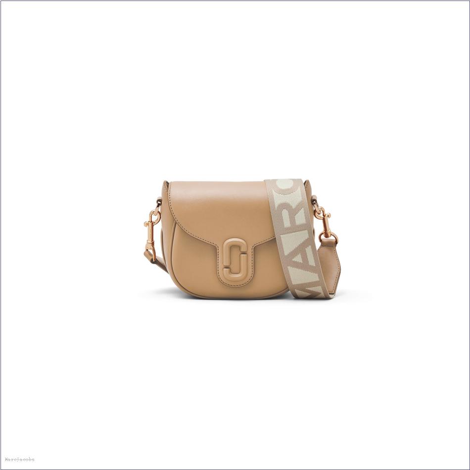  Marc Jacobs CAMEL FEATURED/The J Marc Collection/The Covered J Marc Saddle Bag