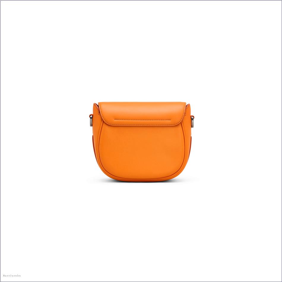  Marc Jacobs TANGERINE The Covered J Marc Saddle Bag