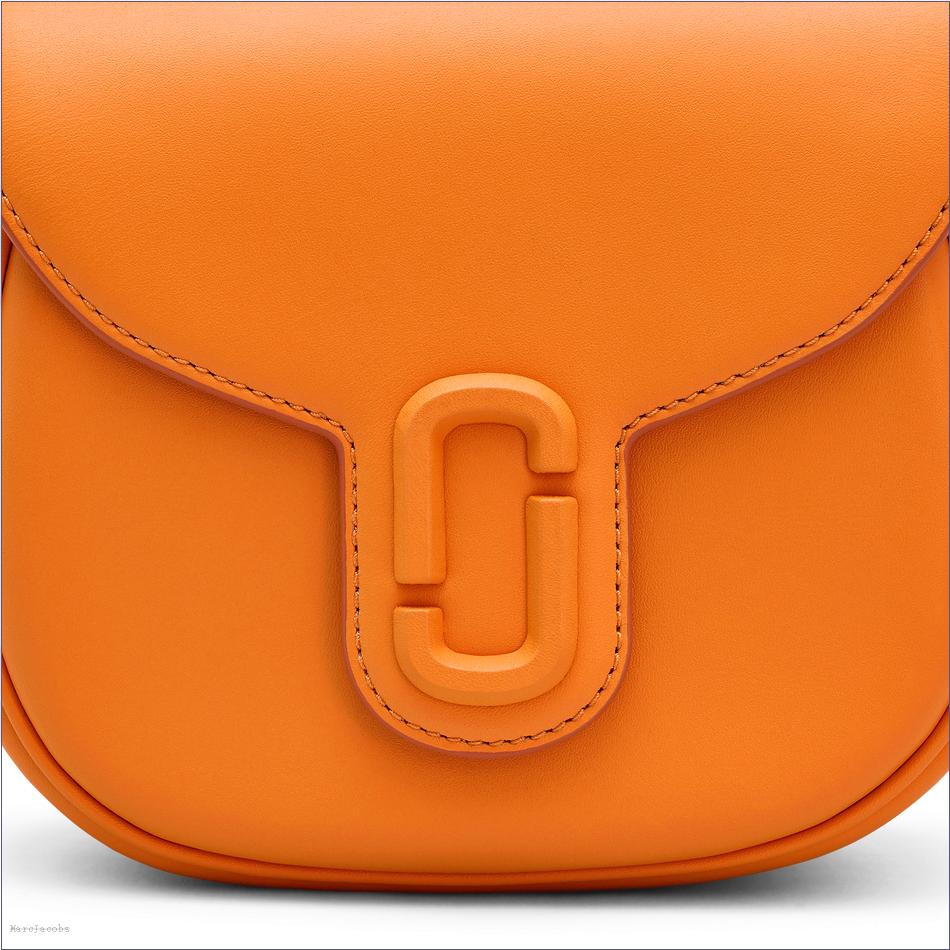  Marc Jacobs TANGERINE The Covered J Marc Saddle Bag