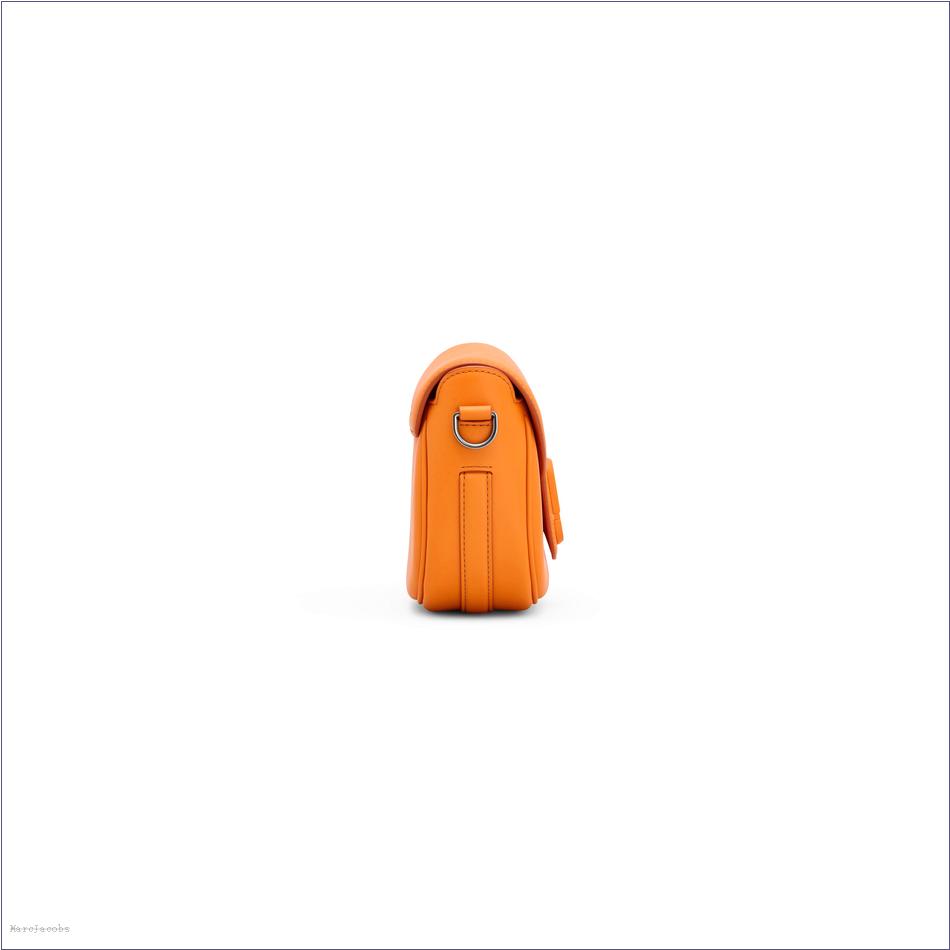  Marc Jacobs TANGERINE The Covered J Marc Saddle Bag