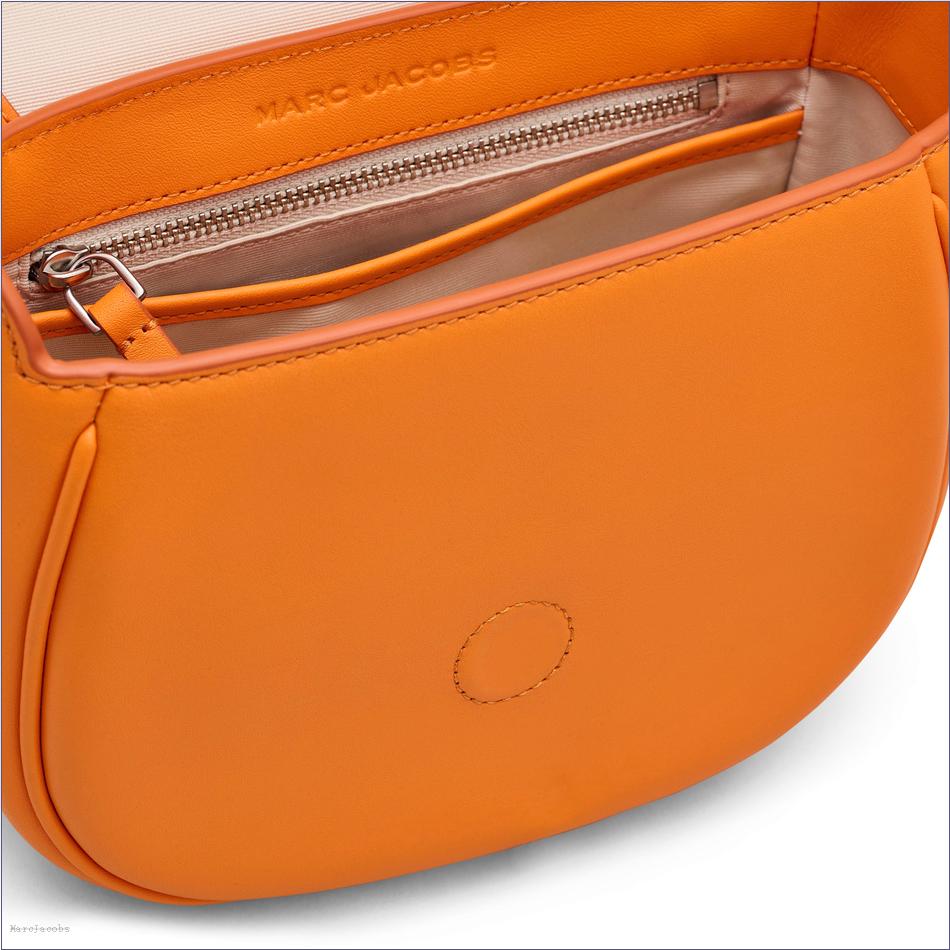  Marc Jacobs TANGERINE The Covered J Marc Saddle Bag