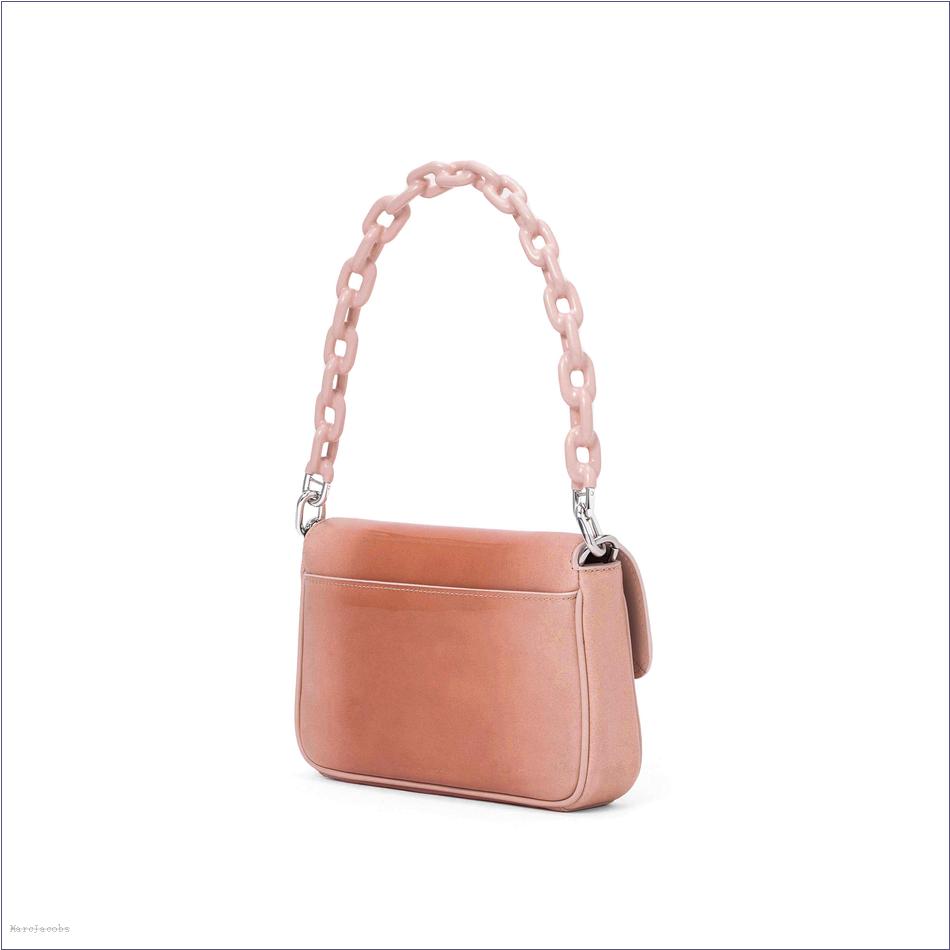  Marc Jacobs ROSE MARCDOWN/View All Marcdown/The Shadow Patent Leather J Marc Shoulder Bag