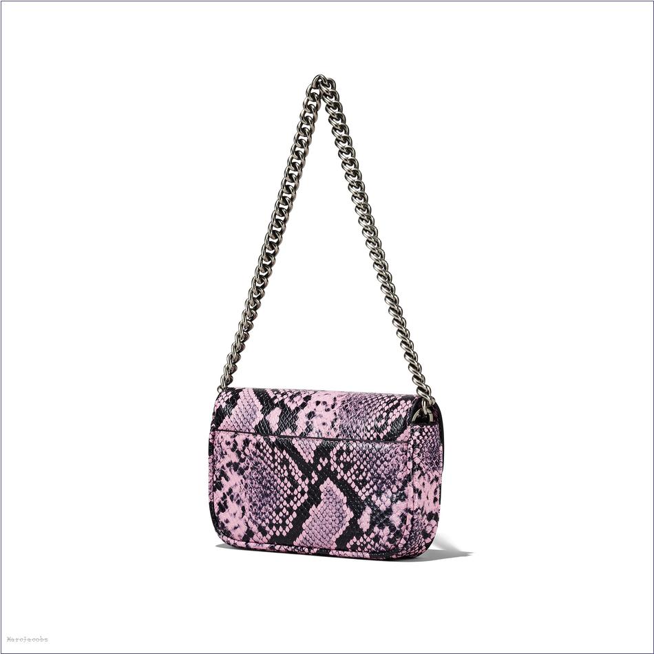  Marc Jacobs BLEACHED MAUVE MULTI MARCDOWN/View All Marcdown/The Snake-Embossed J Marc Mini Bag