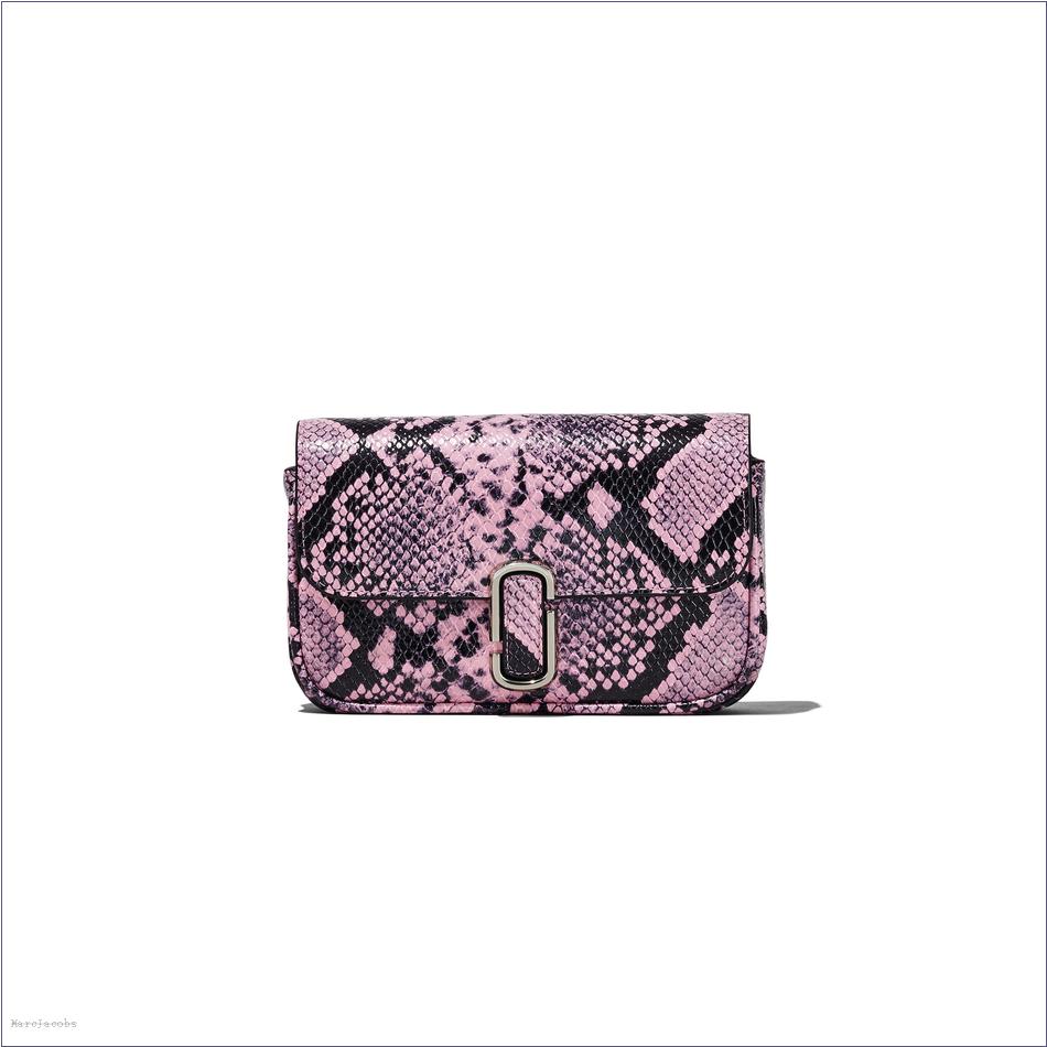  Marc Jacobs BLEACHED MAUVE MULTI MARCDOWN/View All Marcdown/The Snake-Embossed J Marc Mini Bag