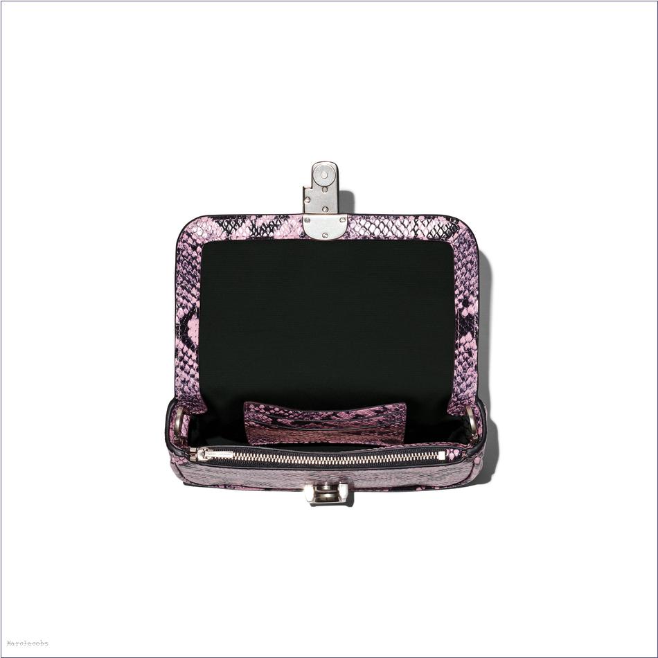  Marc Jacobs BLEACHED MAUVE MULTI MARCDOWN/View All Marcdown/The Snake-Embossed J Marc Mini Bag