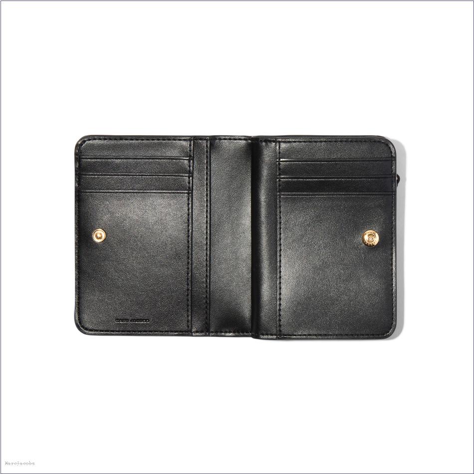  Marc Jacobs BLACK WALLETS/View All Wallets/The J Marc Mini Compact Wallet