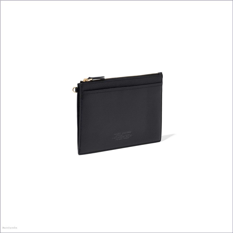  Marc Jacobs BLACK MARCDOWN/View All Marcdown/The Leather Small Wristlet