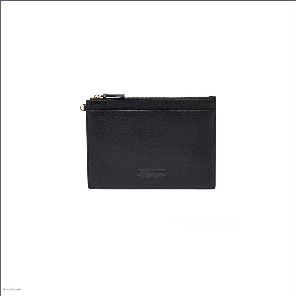  Marc Jacobs BLACK MARCDOWN/View All Marcdown/The Leather Small Wristlet