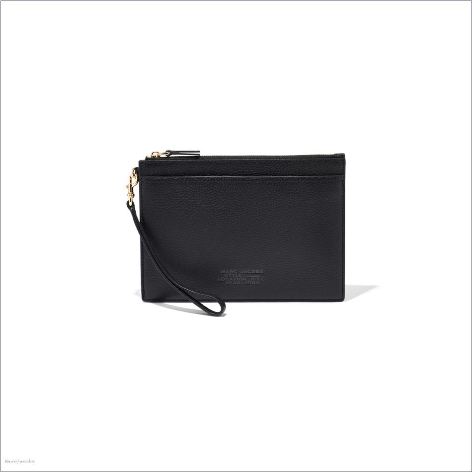  Marc Jacobs BLACK MARCDOWN/View All Marcdown/The Leather Small Wristlet