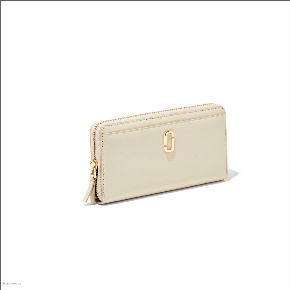  Marc Jacobs CLOUD WHITE WALLETS/View All Wallets/The J Marc Continental Wallet