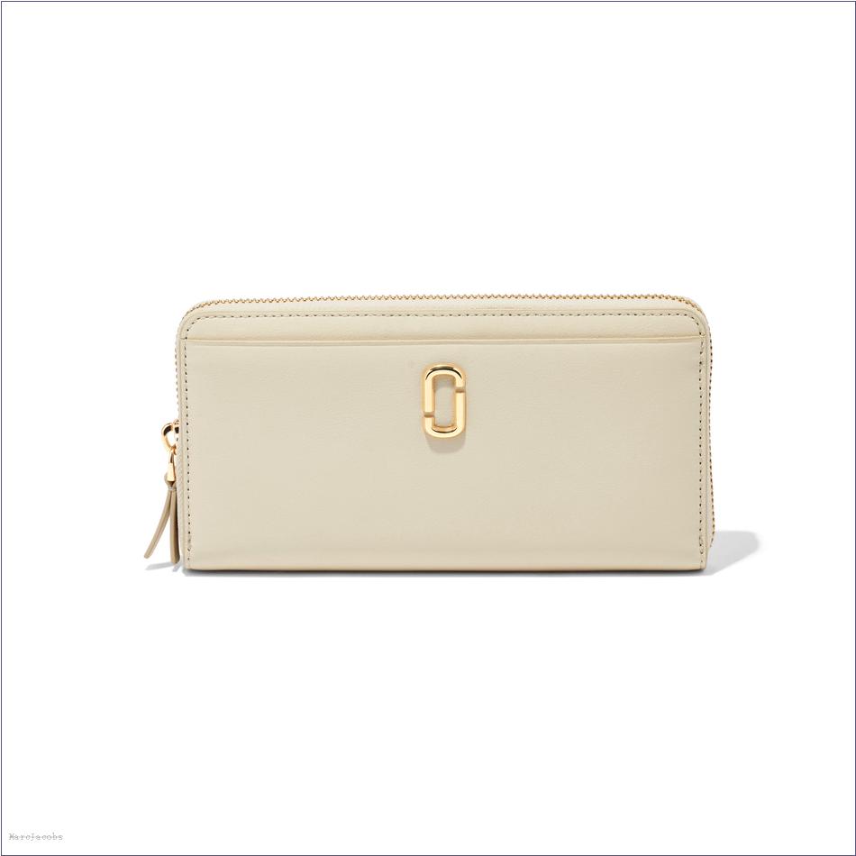  Marc Jacobs CLOUD WHITE WALLETS/View All Wallets/The J Marc Continental Wallet