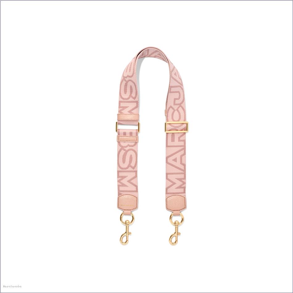  Marc Jacobs ROSE MULTI ACCESSORIES/Straps/The Outline Logo Webbing Strap