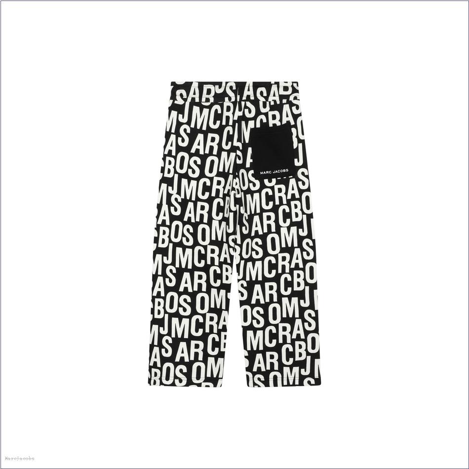  Marc Jacobs BLACK MARCDOWN/View All Marcdown/The Jumbled Monogram Sweatpants