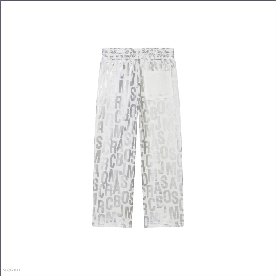  Marc Jacobs IVORY MARCDOWN/View All Marcdown/The Jumbled Monogram Metallic Sweatpants