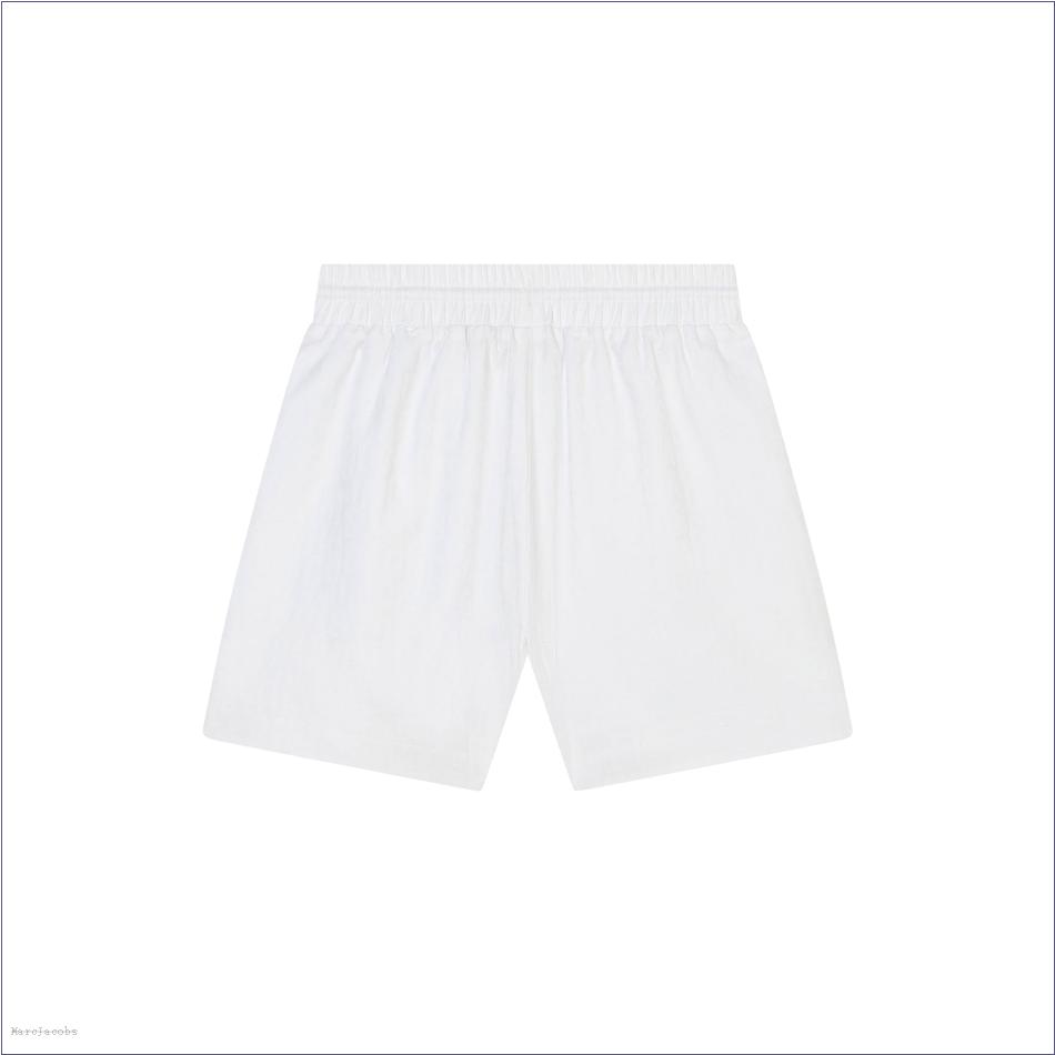  Marc Jacobs WHITE MARCDOWN/View All Marcdown/The Jumbled Monogram Cotton Shorts