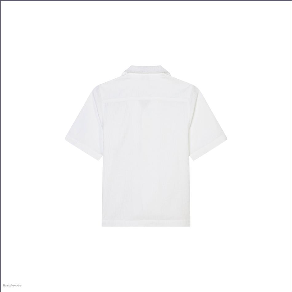  Marc Jacobs WHITE MARCDOWN/View All Marcdown/The Jumbled Monogram Logo Short Sleeve Shirt