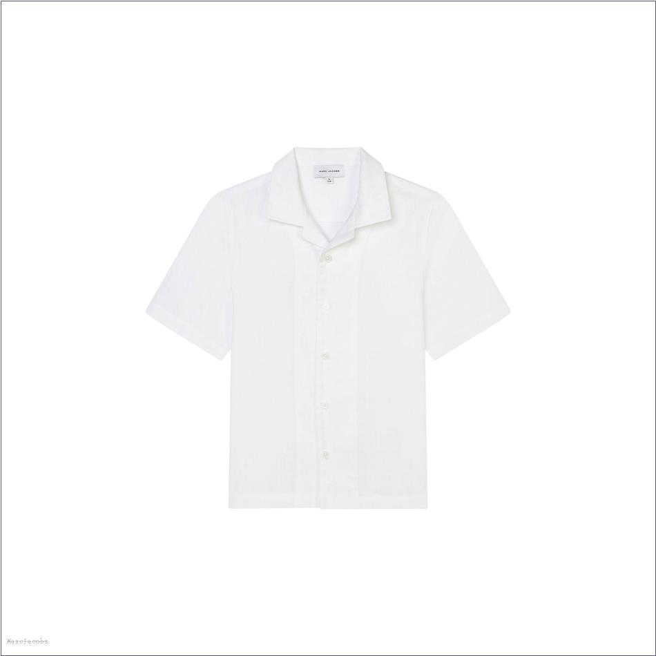  Marc Jacobs WHITE MARCDOWN/View All Marcdown/The Jumbled Monogram Logo Short Sleeve Shirt