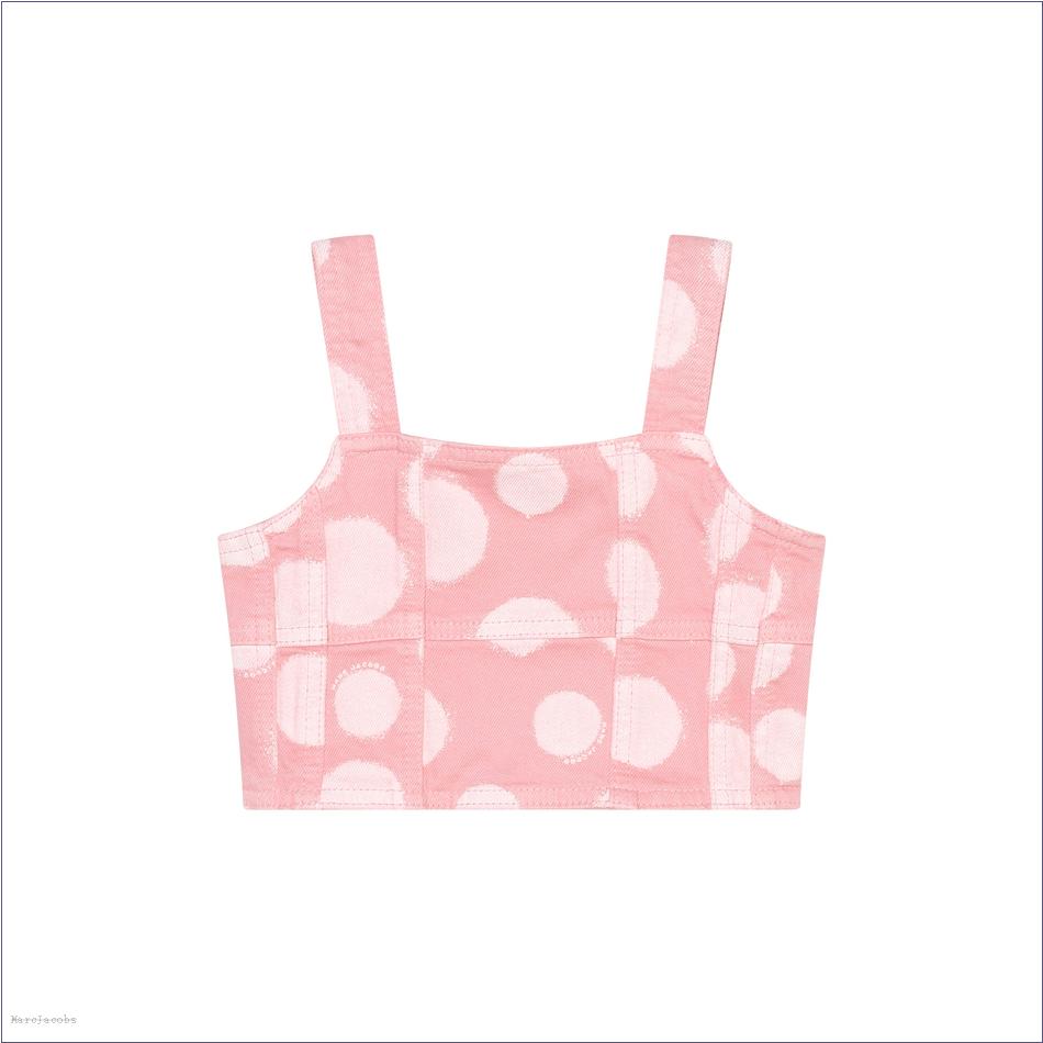  Marc Jacobs PALE PINK MARCDOWN/View All Marcdown/The Polka Dot Crop Top