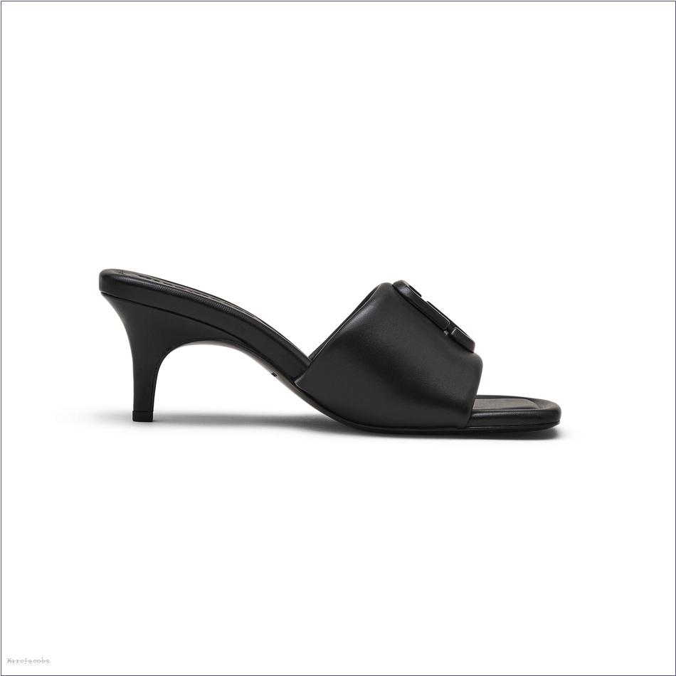  Marc Jacobs BLACK SHOES/Sandals/The Leather J Marc Heeled Sandal