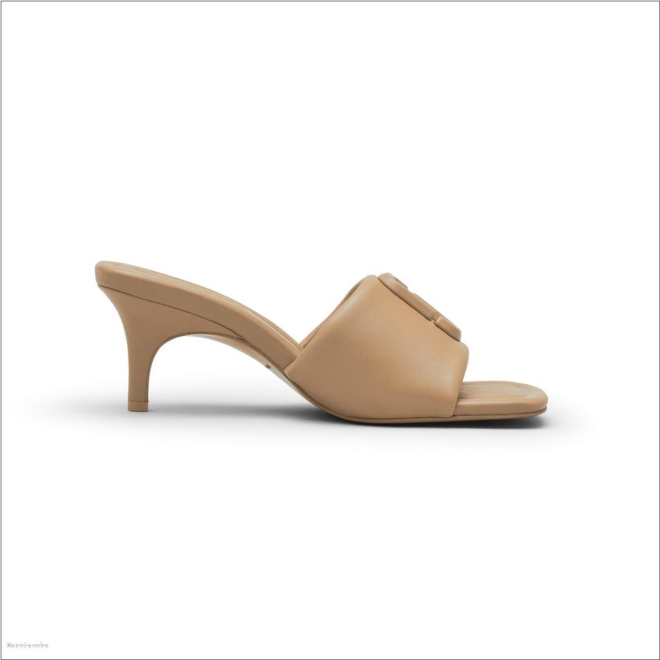  Marc Jacobs CAMEL SHOES/Sandals/The Leather J Marc Heeled Sandal