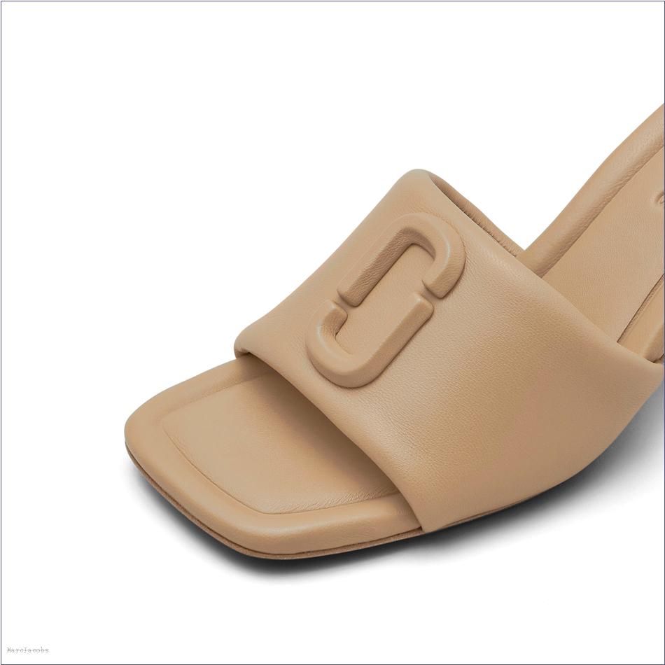  Marc Jacobs CAMEL SHOES/Sandals/The Leather J Marc Heeled Sandal