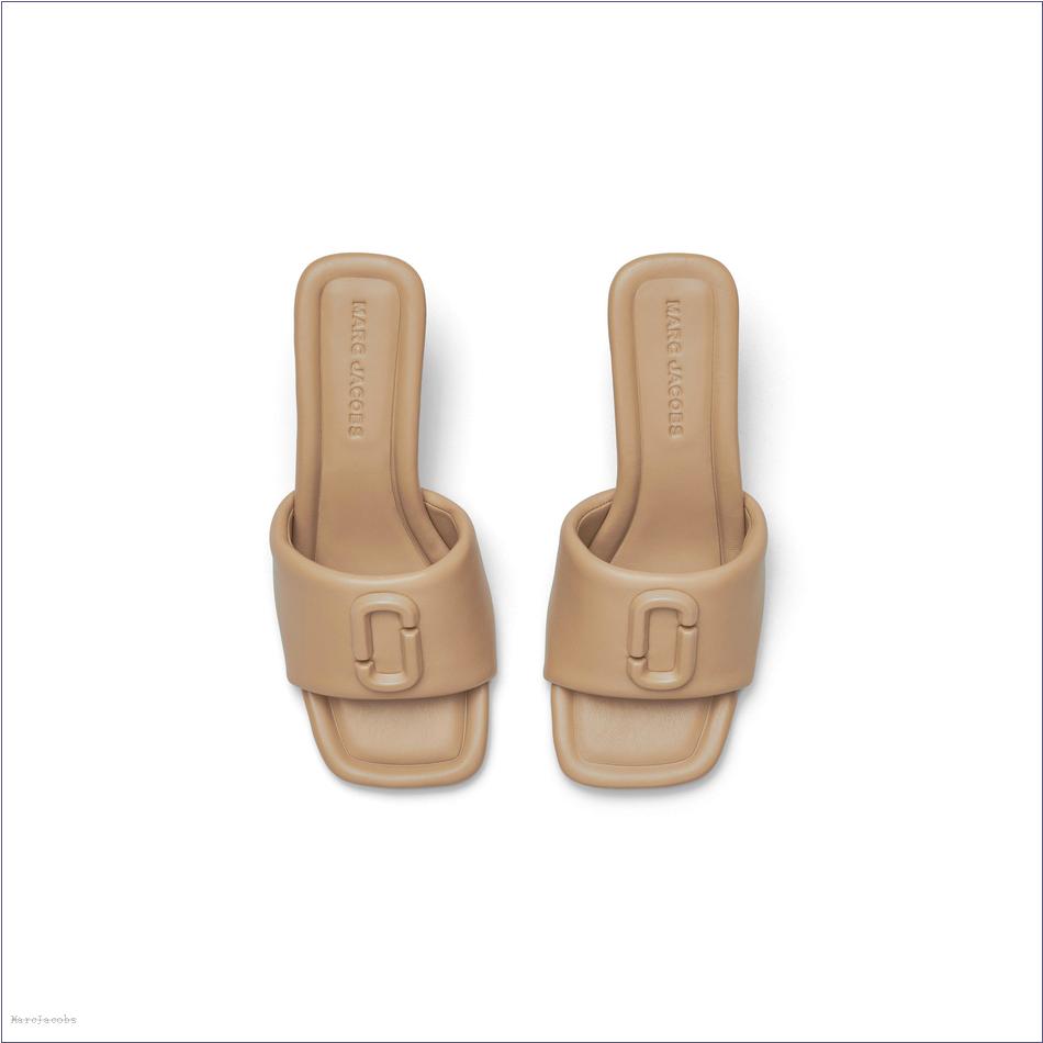  Marc Jacobs CAMEL SHOES/Sandals/The Leather J Marc Heeled Sandal