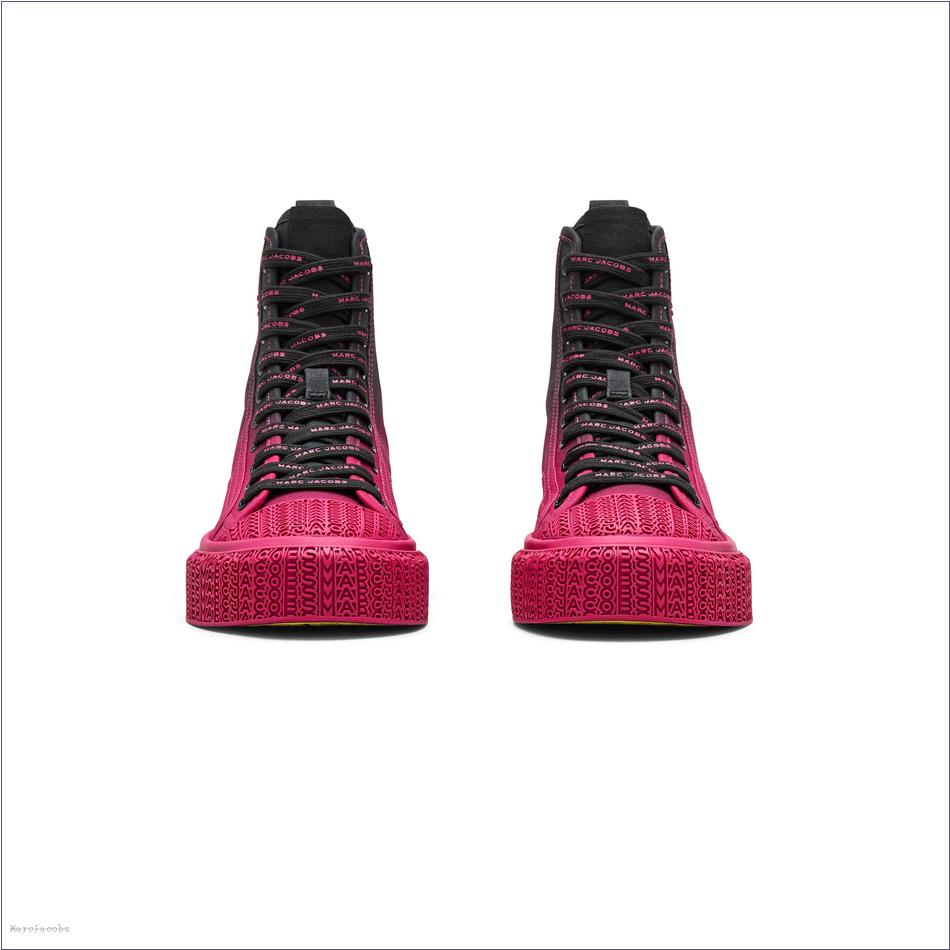  Marc Jacobs BLACK/HOT PINK SHOES/View All Shoes/The Ombré High Top Sneaker