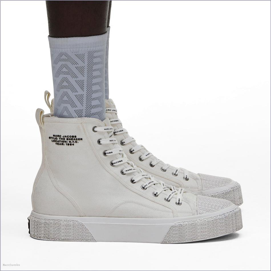  Marc Jacobs WHITE SHOES/Sneakers/The High Top Sneaker