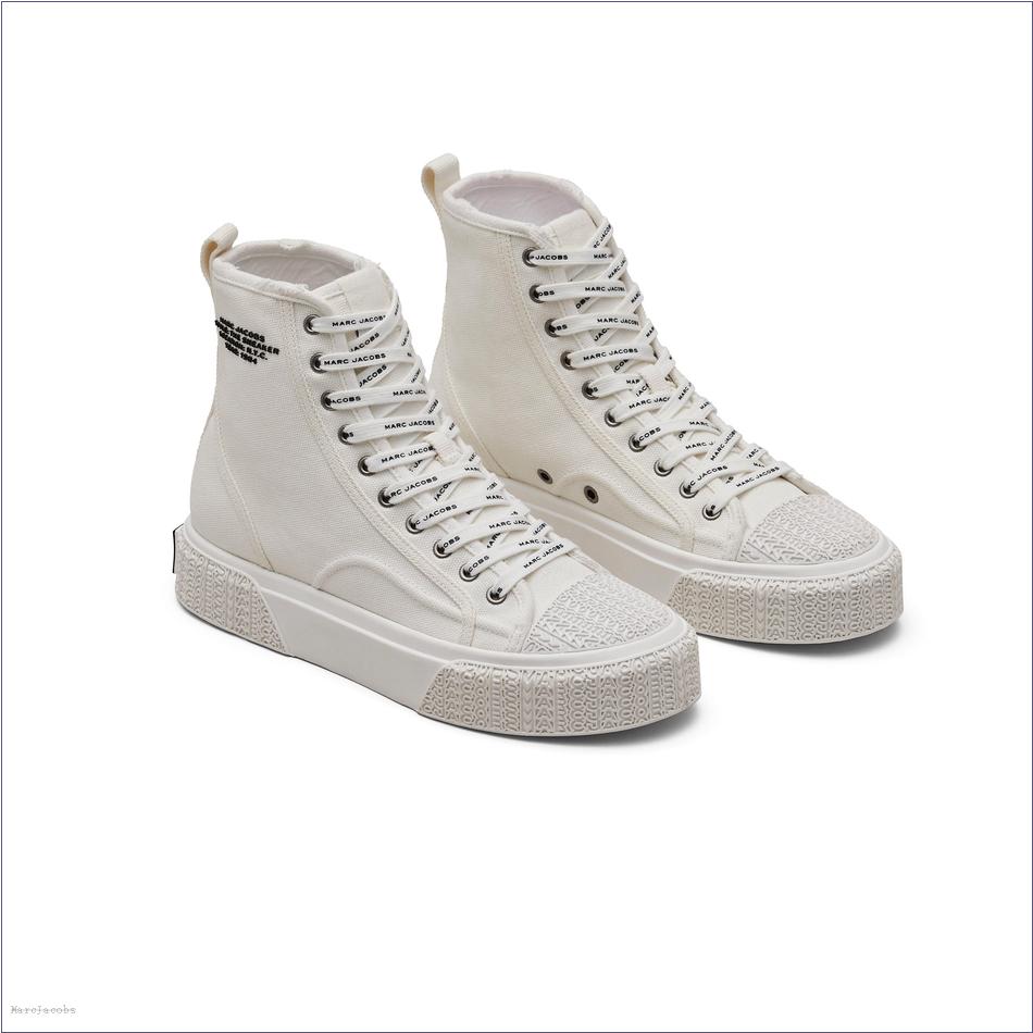  Marc Jacobs WHITE SHOES/Sneakers/The High Top Sneaker