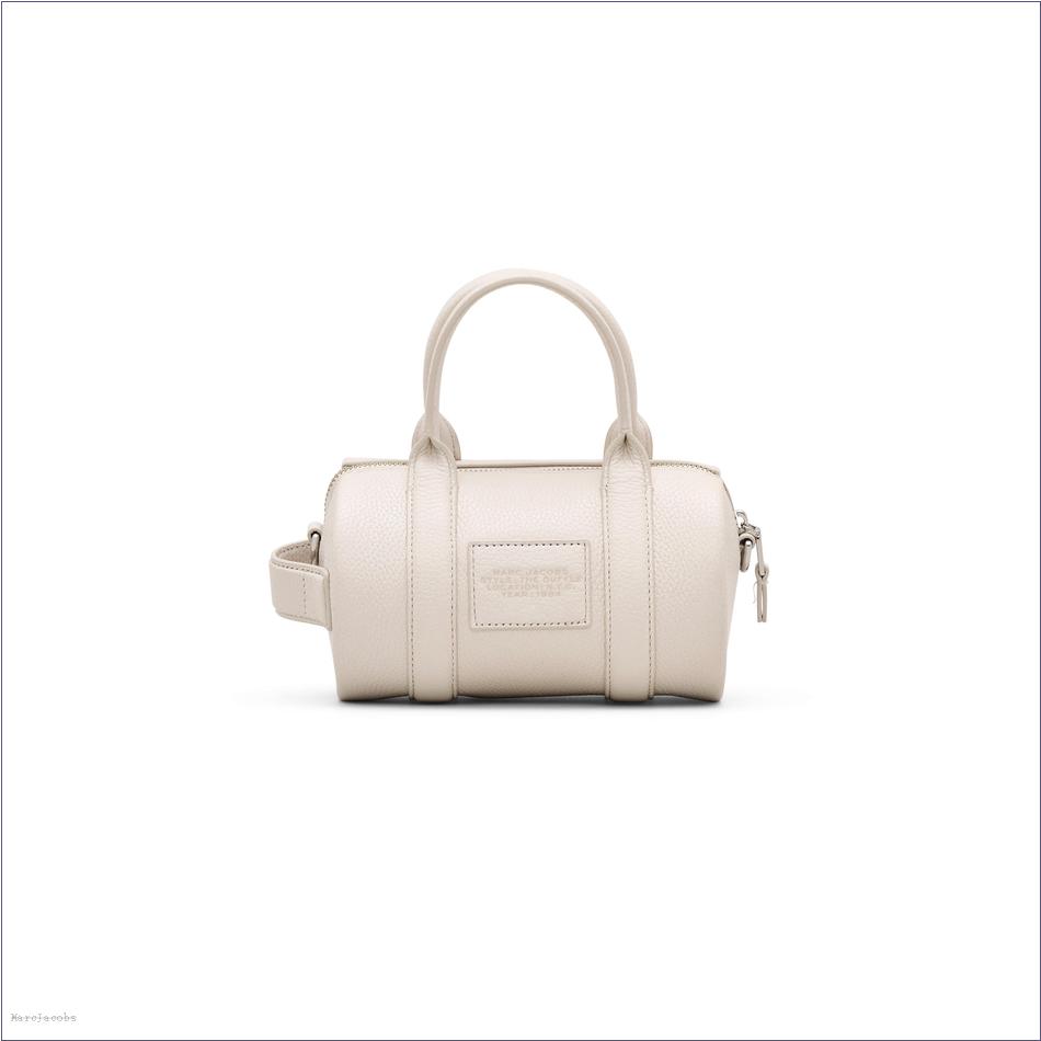  Marc Jacobs COTTON/SILVER BAGS/Mini Bags/The Leather Mini Duffle Bag