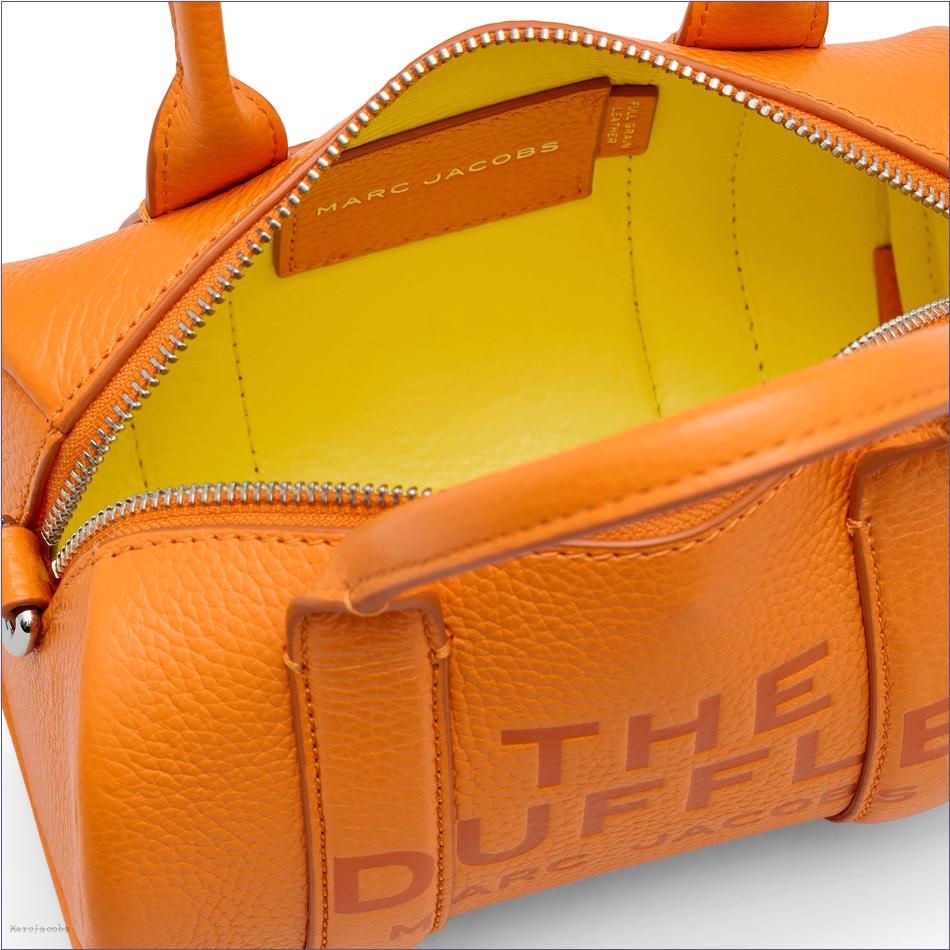  Marc Jacobs TANGERINE BAGS/Mini Bags/The Leather Mini Duffle Bag