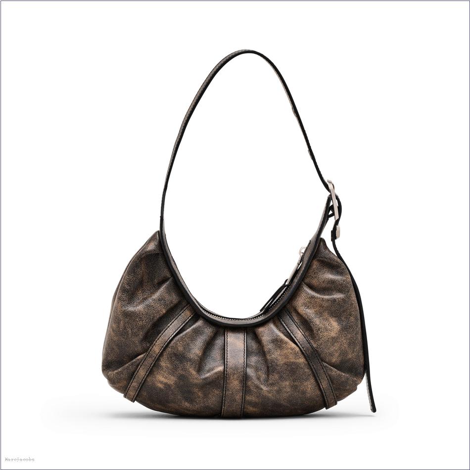  Marc Jacobs CAMEL MARCDOWN/View All Marcdown/The Distressed Leather Buckle Bag