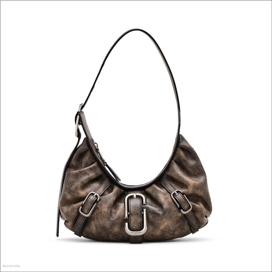  Marc Jacobs CAMEL MARCDOWN/View All Marcdown/The Distressed Leather Buckle Bag