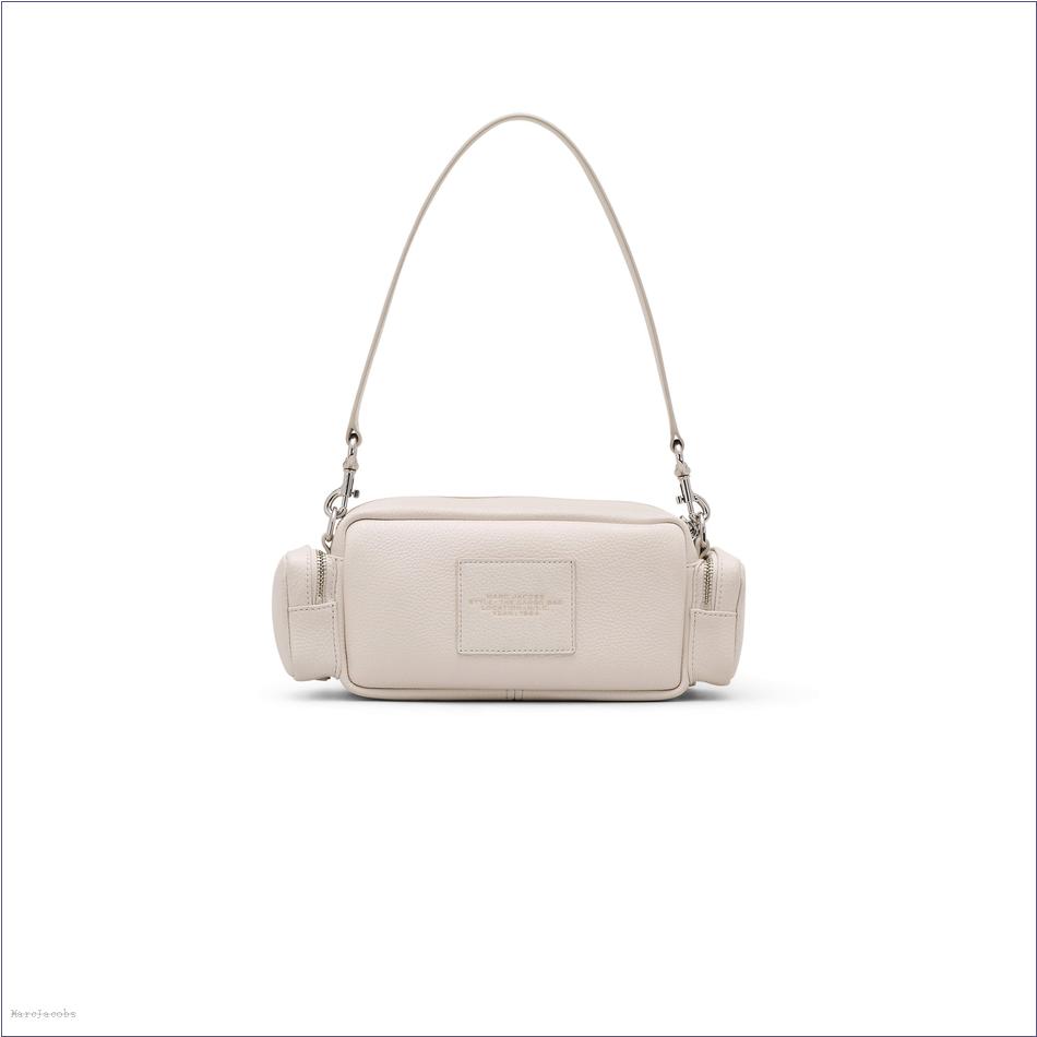  Marc Jacobs COTTON/SILVER The Leather Cargo Bag