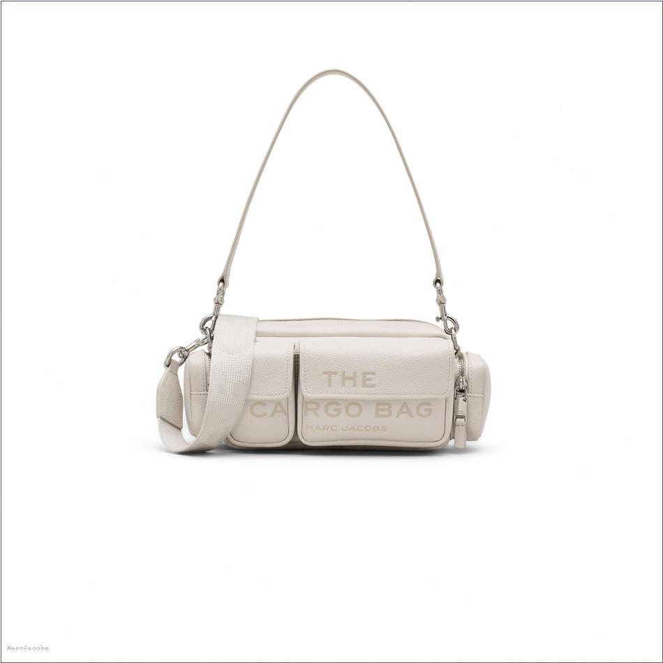  Marc Jacobs COTTON/SILVER The Leather Cargo Bag