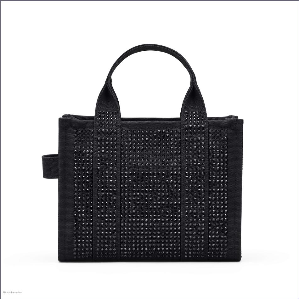  Marc Jacobs BLACK CRYSTAL BAGS/The Tote Bag/The Crystal Canvas Small Tote Bag