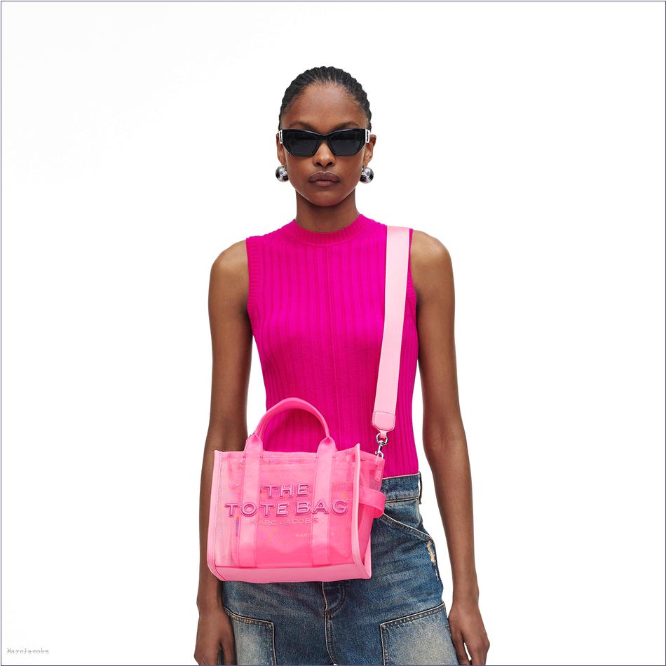  Marc Jacobs CANDY PINK BAGS/The Tote Bag/The Mesh Small Tote Bag