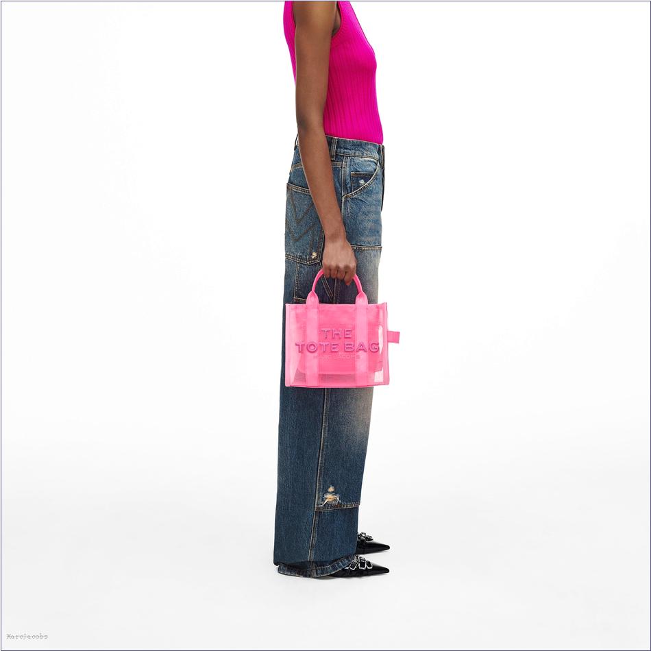  Marc Jacobs CANDY PINK BAGS/The Tote Bag/The Mesh Small Tote Bag