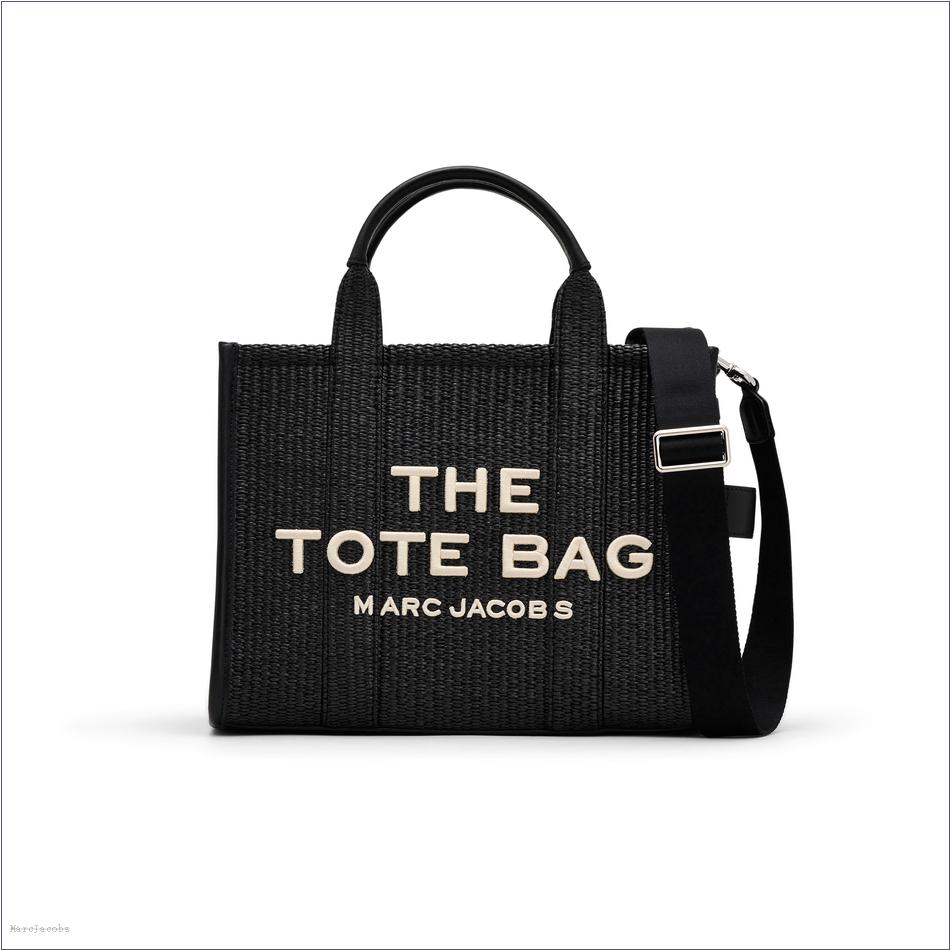  Marc Jacobs BLACK BAGS/The Tote Bag/The Woven Medium Tote Bag