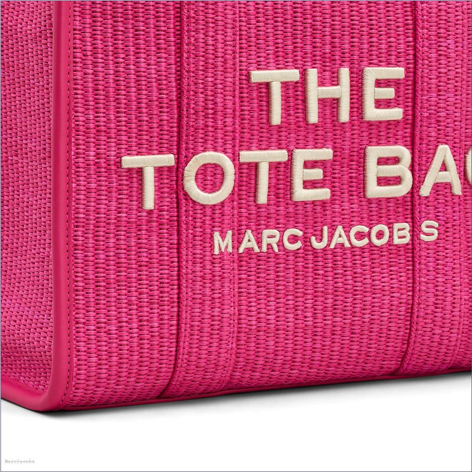  Marc Jacobs HOT PINK BAGS/The Tote Bag/The Woven Medium Tote Bag