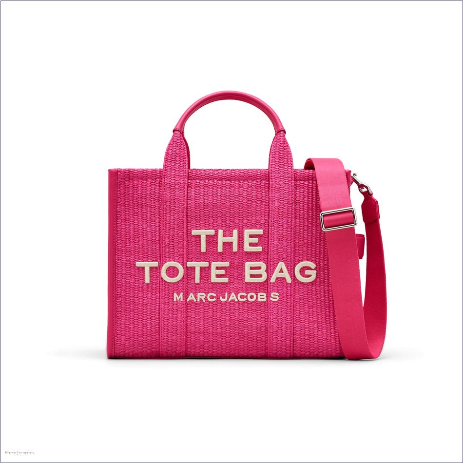  Marc Jacobs HOT PINK BAGS/The Tote Bag/The Woven Medium Tote Bag