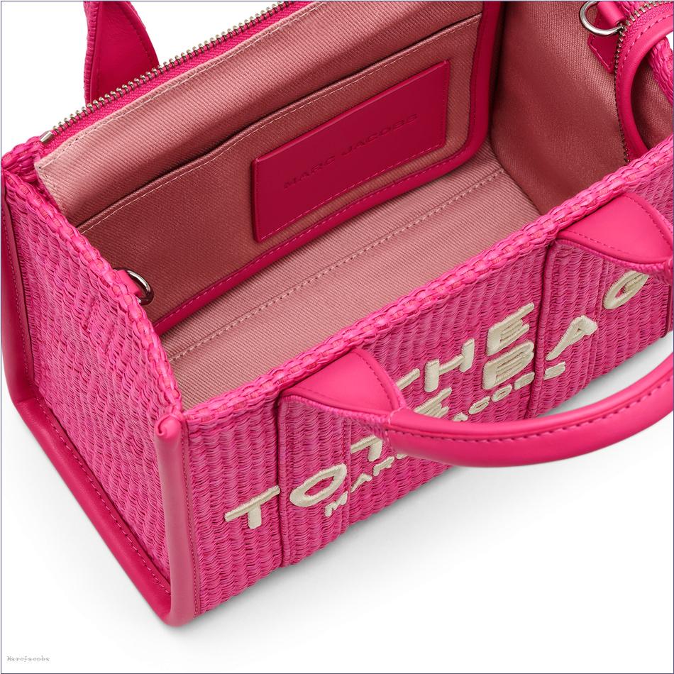  Marc Jacobs HOT PINK BAGS/The Tote Bag/The Woven Small Tote Bag