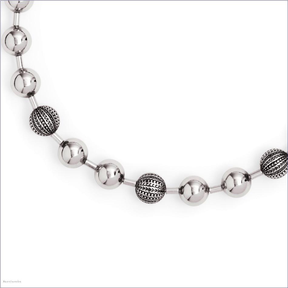  Marc Jacobs LIGHT ANTIQUE SILVER Jewelry/View All Jewelry/The Monogram Ball Chain Necklace