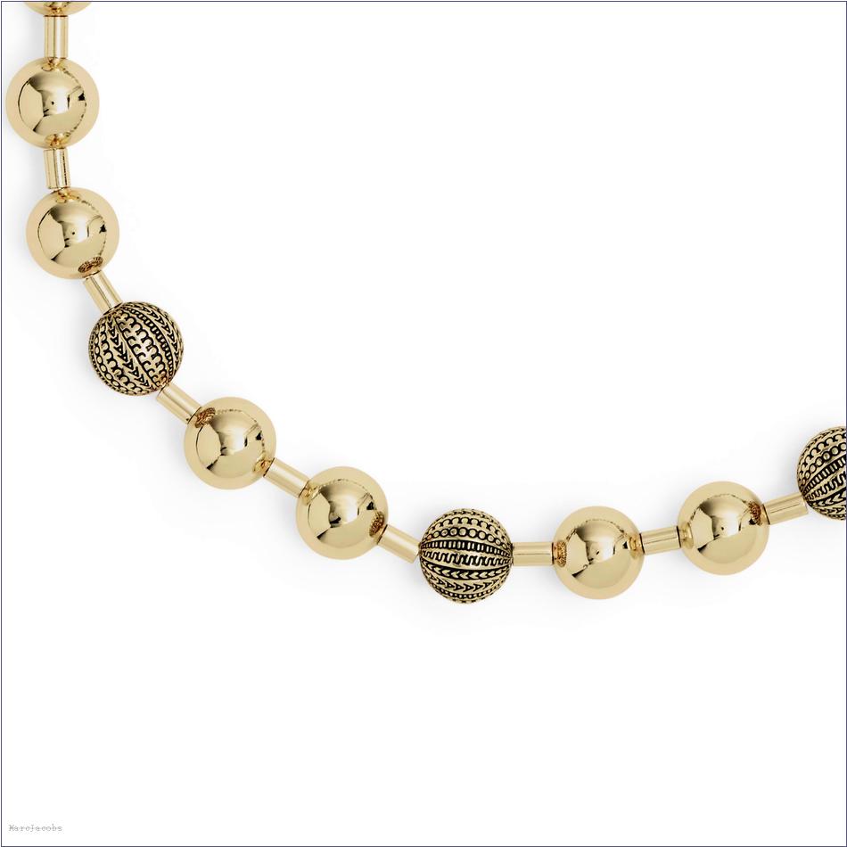  Marc Jacobs LIGHT ANTIQUE GOLD Jewelry/View All Jewelry/The Monogram Ball Chain Necklace