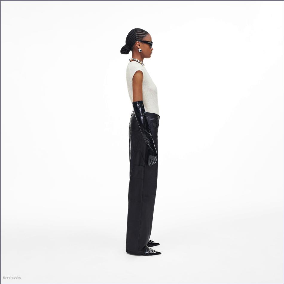  Marc Jacobs BLACK Ready To Wear/View All Ready To Wear/Oversized Leather Pant