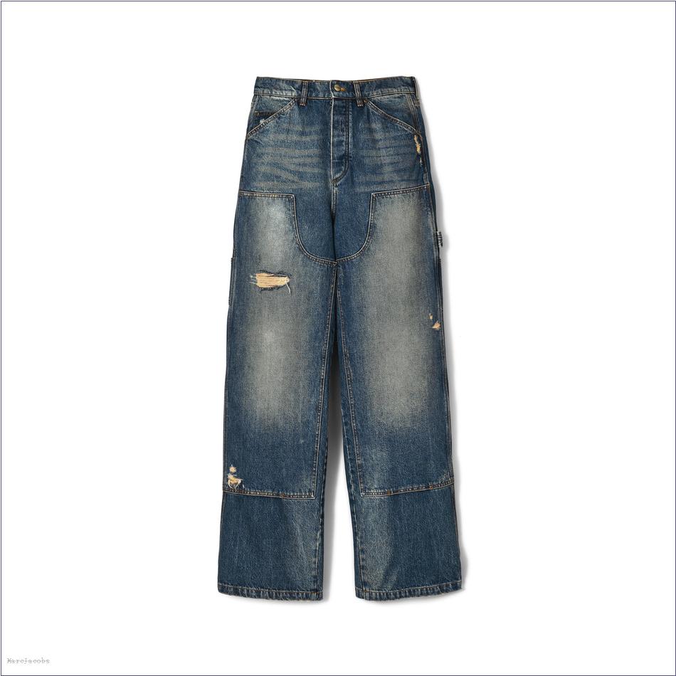  Marc Jacobs GRUNGE INDIGO Ready To Wear/View All Ready To Wear/Grunge Oversized Carpenter Jean