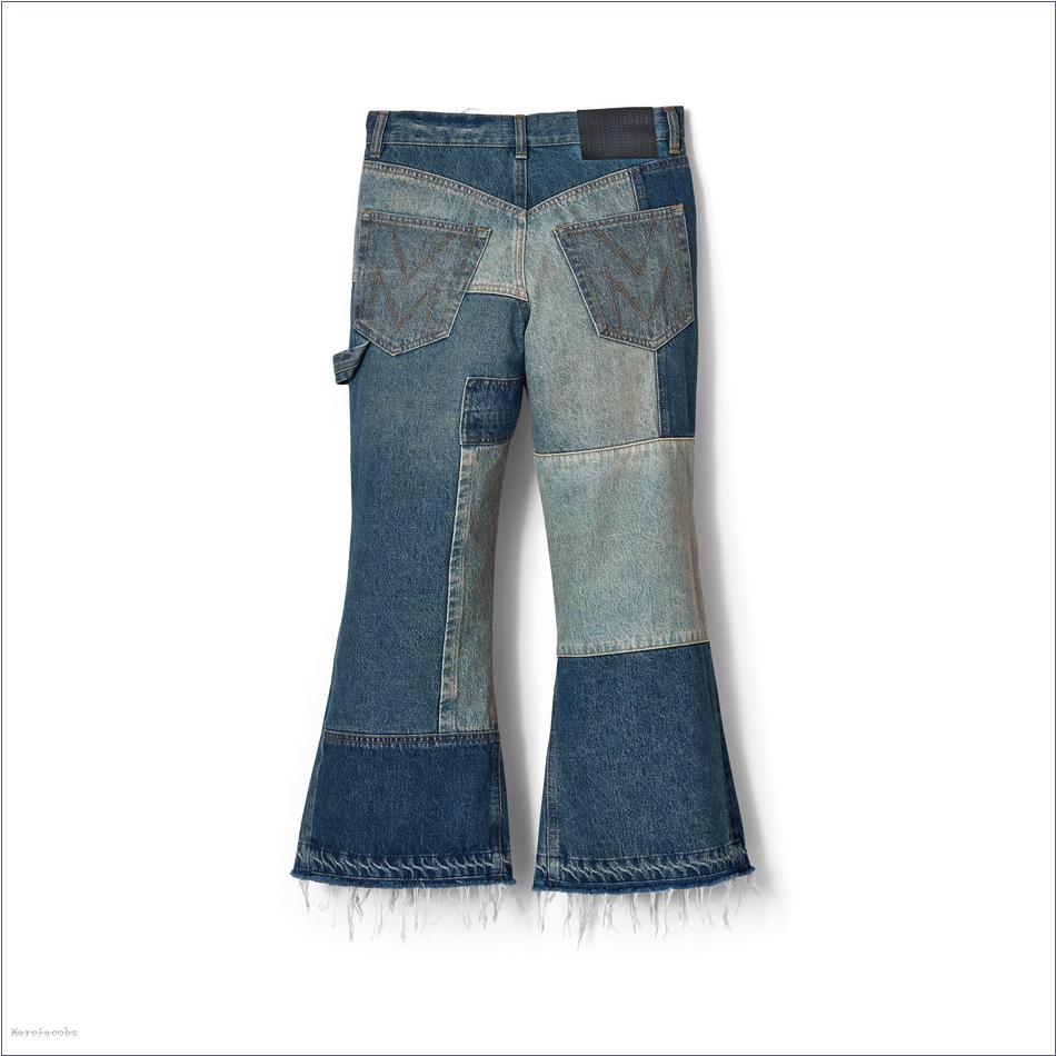  Marc Jacobs INDIGO MULTI MARCDOWN/View All Marcdown/Patchwork Denim Cropped Flare Jean