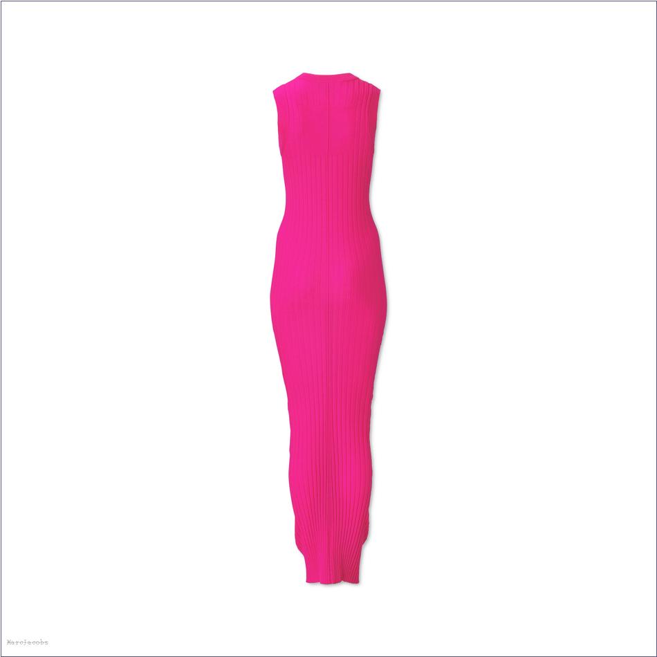  Marc Jacobs HOT PINK MARCDOWN/View All Marcdown/Fine Ribbed Merino Twisted Dress